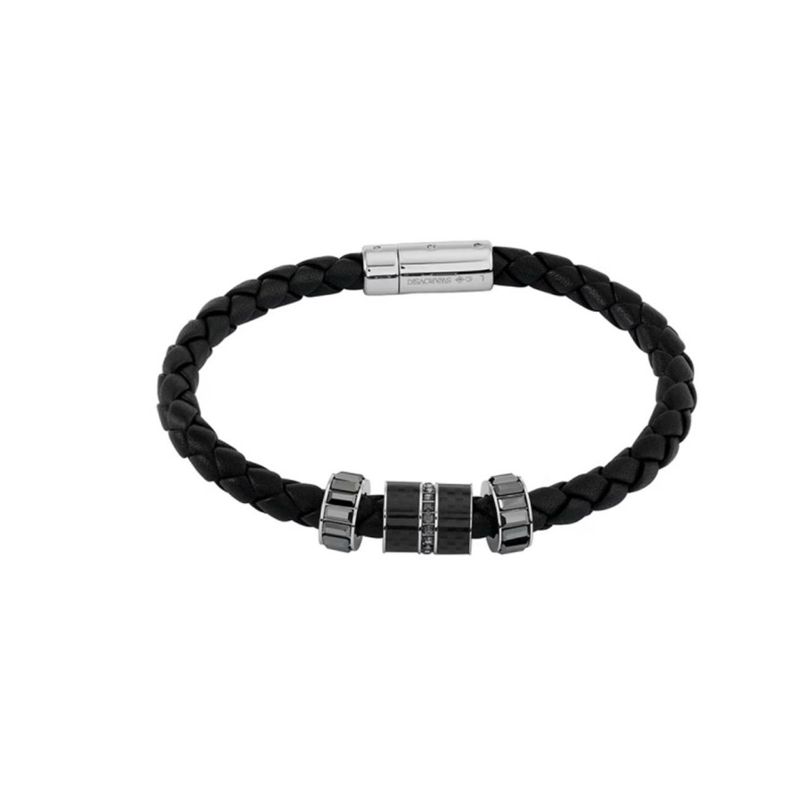 Monemel Swarovski  Rose Gold Kalpli   Bileklik (Altın Kaplama)